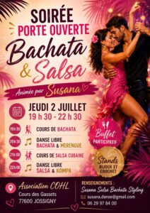 💥 Soirée PORTE OUVERTE Bachata & Salsa 🕺💃