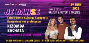 Soirée portes ouvertes Bachata / Kizomba – Auberge Espagnole gratuite et ouverte à tou(te)s