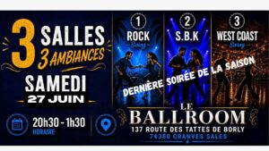 SOIRÉE ROCK N SWING / S.B.K / WEST COAST / 3 SALLES & 3 AMBIANCES