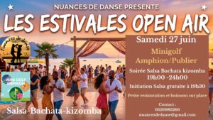 Soirée Salsa Bachata kizomba et initiation Salsa