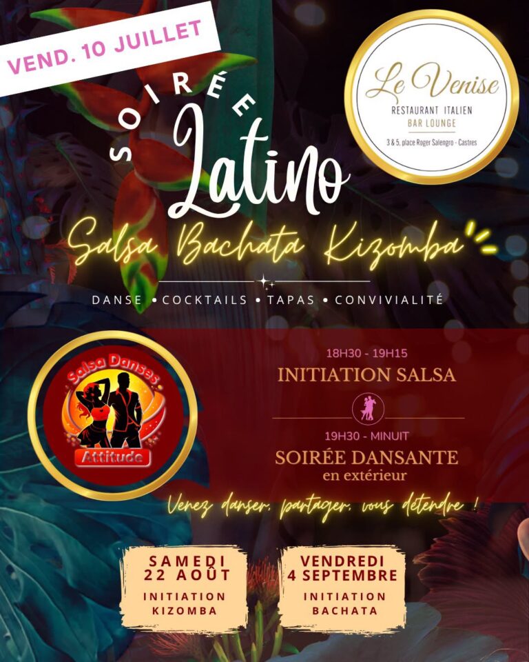 Soirée Salsa Bachata Kizomba sous les étoiles
