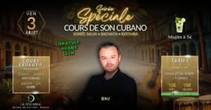 Soirée Spéciale cours de Son Cubano à La Descarga – Soirée SBK (Salsa, Bachata, Kizomba)