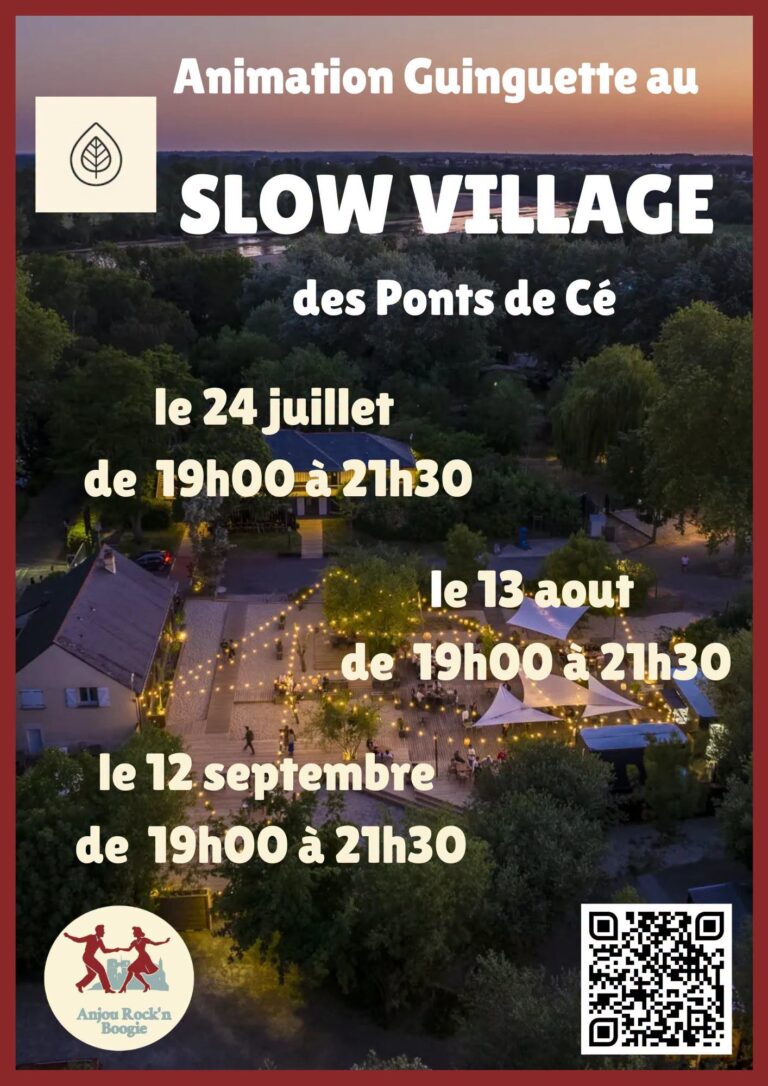🎶 Soirée Swing à la Guinguette du Slow Village – Ponts-de-Cé ! 💃🕺
