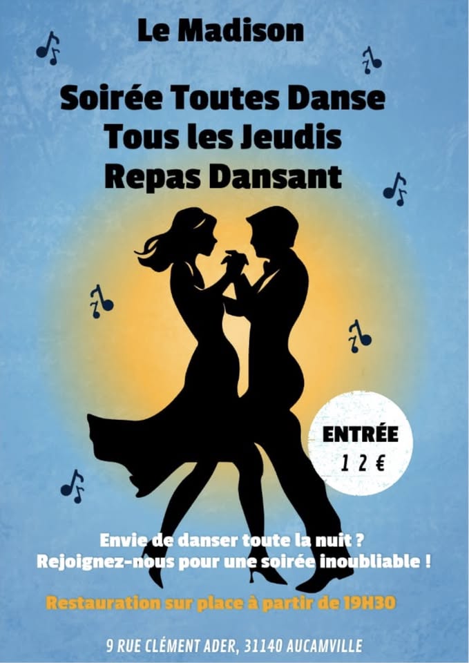 Soirée Toutes Danses • Repas Dansant