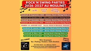 Soirées Rock&rsquo;n&rsquo;Swing 2026-2027 au Moulinet