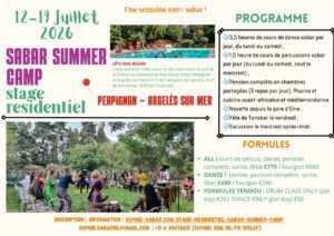Sophie Sabar Summer Camp | Stage Residentiel 🇸🇳