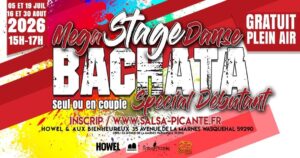💃 Stage Bachata Débutant Gratuit | Aux Bienheureux Wasquehal 🌴
