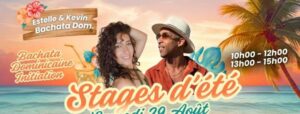 Stage Bachata dominicaine initiation avec Estelle et Kevin à Mambocha