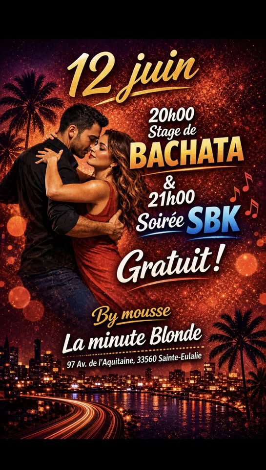 Stage de bachata et soirée sbk