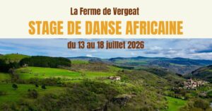Stage de danse africaine avec Cécile Thery, Seydou Boulé et Achille Tarpaga