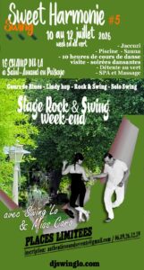 STAGE DE DANSE SWEET HARMONIE : Rock – Swing – Blues