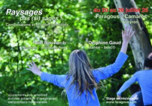 STAGE D&rsquo;ÉTÉ PAYSAGES PAS (SI) SAGES Danses et sons