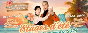 Stage Tango argentin avec Maurice et Cendrine à Mambocha