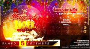 STAGES de NOEL SPECIAL Débutants SALSA BACHATA ROCK