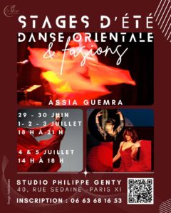 ☀️ STAGES D’ÉTÉ avec Assia GUEMRA