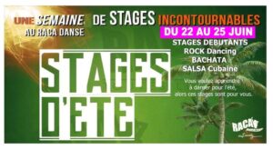 STAGES d&rsquo;ETE « découverte » Rock Bachata Salsa Annecy