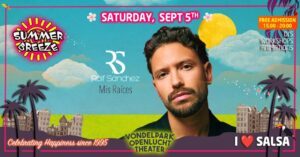Summer Breeze Latin Festival met Live Rolf Sanchez ‘Mis Raíce’ @ Vondelpark Openluchttheater A&rsquo;dam