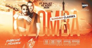 Summer Classes Kizomba avec Isabelle et Felicien – été 2026- Studio MRG