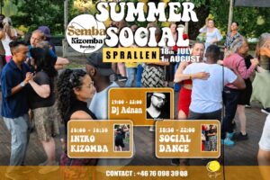 Summer kizomba social – Sprallen