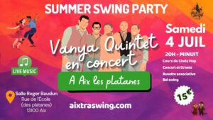 Summer swing party avec Vanya Quintet