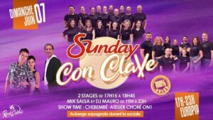 Sunday Con Clave | Dimanche 100% SALSA à Europia