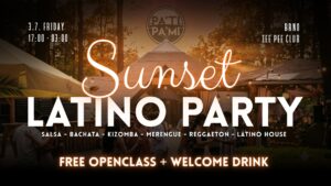 Sunset Latino Party: OpenAir & Indoor | PaTi PaMi