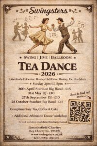 Swingsters Swing | Jive | Ballroom Tea Dance 2026