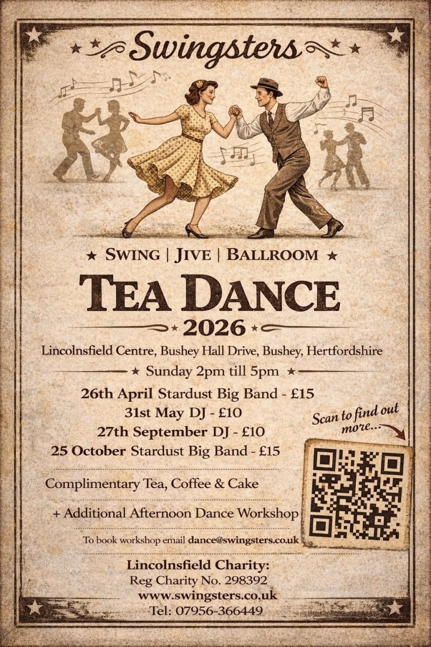 Swingsters Swing | Jive | Ballroom Tea Dance 2026