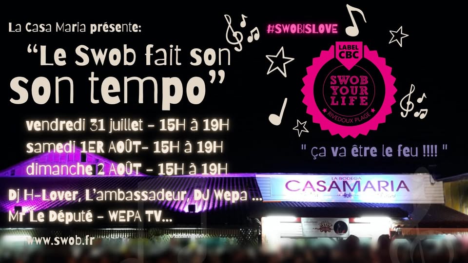 Swob Your Tempo 2026 – Salsa Romantic, Mambo, Cuban… #SwobYourTempo