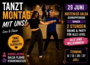 Tanz macht glücklich💃❤️🕺 kostenlos salsa Schnupperkurs Neuen Tanzkurse