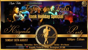 Testa com Testa Bank Holiday Special★Sunday 30th August★Acapella