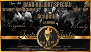 Testa com Testa Boxing Day PARTY★Saturday 26th December 2026 Acapella★DJ KIkola