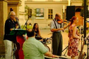 The Jazzchat na zahrádce