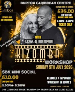 THE KIZOMBA LOUNGE 3HR WORKSHOP WITH BERNIE & LISA