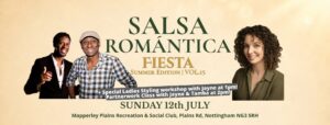 The Salsa Romantica Fiesta with Jayne ★ Sunday 12th July ★ Vol. 15 ★ 12:45pm – 6pm