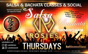 Thursdays SALSA & BACHATA Classes & Social | Broad St, Birmingham