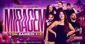 Ton Samedi Kiz – Mensuelle JUIN ☀️ 2 SALLES ☀️