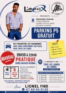🔷TOUS LES LUNDIS🔷ALL IN COUNTRY CLUB🔷COURS BACHATA ET KIZOMBA avec LIONEL FIND❤️