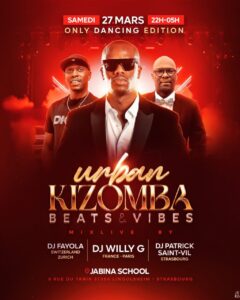 Urban Kizomba Beats and Vibes with Dj Willy G – Dj Fayola 🇨🇭- Dj Patrick Saint Vil