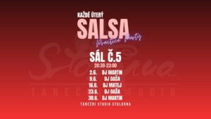 Úterní SALSA PRACTICE párty ve Stolárně!