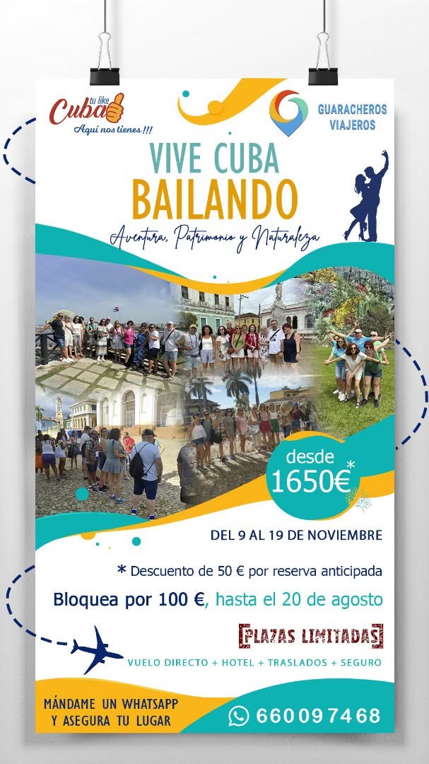 Viaje « Vive Cuba Bailando » – Aventura, Patrimonio y Amor by Guaracheros Viajeros.