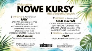 ☀️ Wakacyjne kursy tańca w SALSAme | od lipca 2026 ☀️