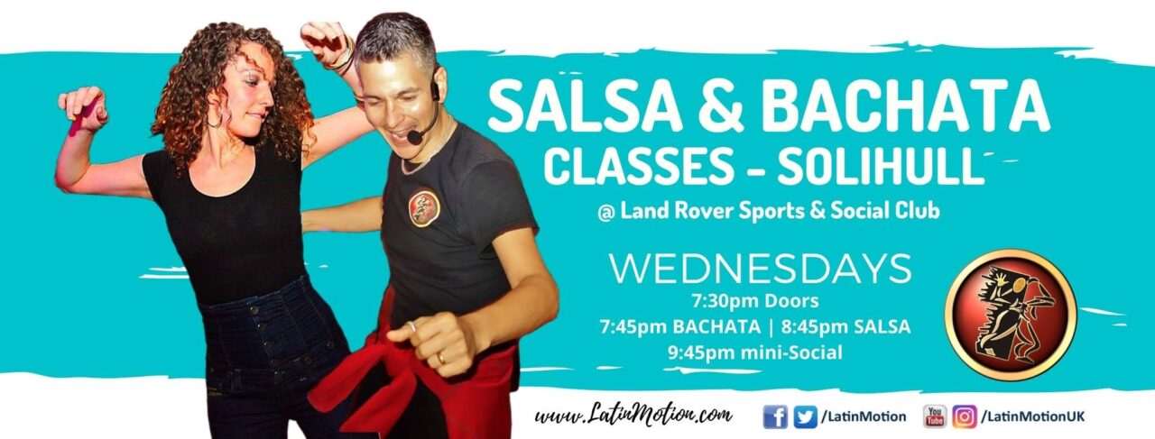 Wednesdays SALSA & BACHATA Classes | Solihull, Birmingham