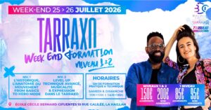 WEEK END Formation Tarraxo Niveau 1 et 2
