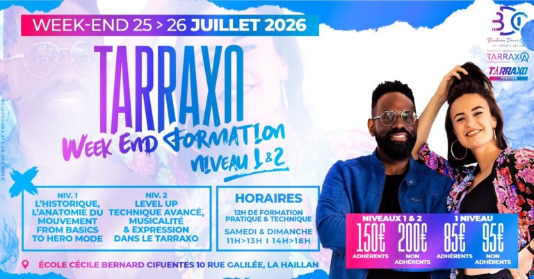 WEEK END Formation Tarraxo Niveau 1 et 2