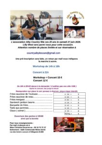 Workshop & Concert de Lilly West dans le Tarn