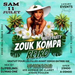 ZOUK KOMPA RETRO (white party tous en blanc)