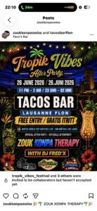 ZOUK KONPA THERAPY 26 juin