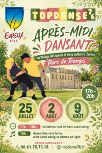 Après-midi dansant 25 juillet 2026 domaine de trangis Evreux