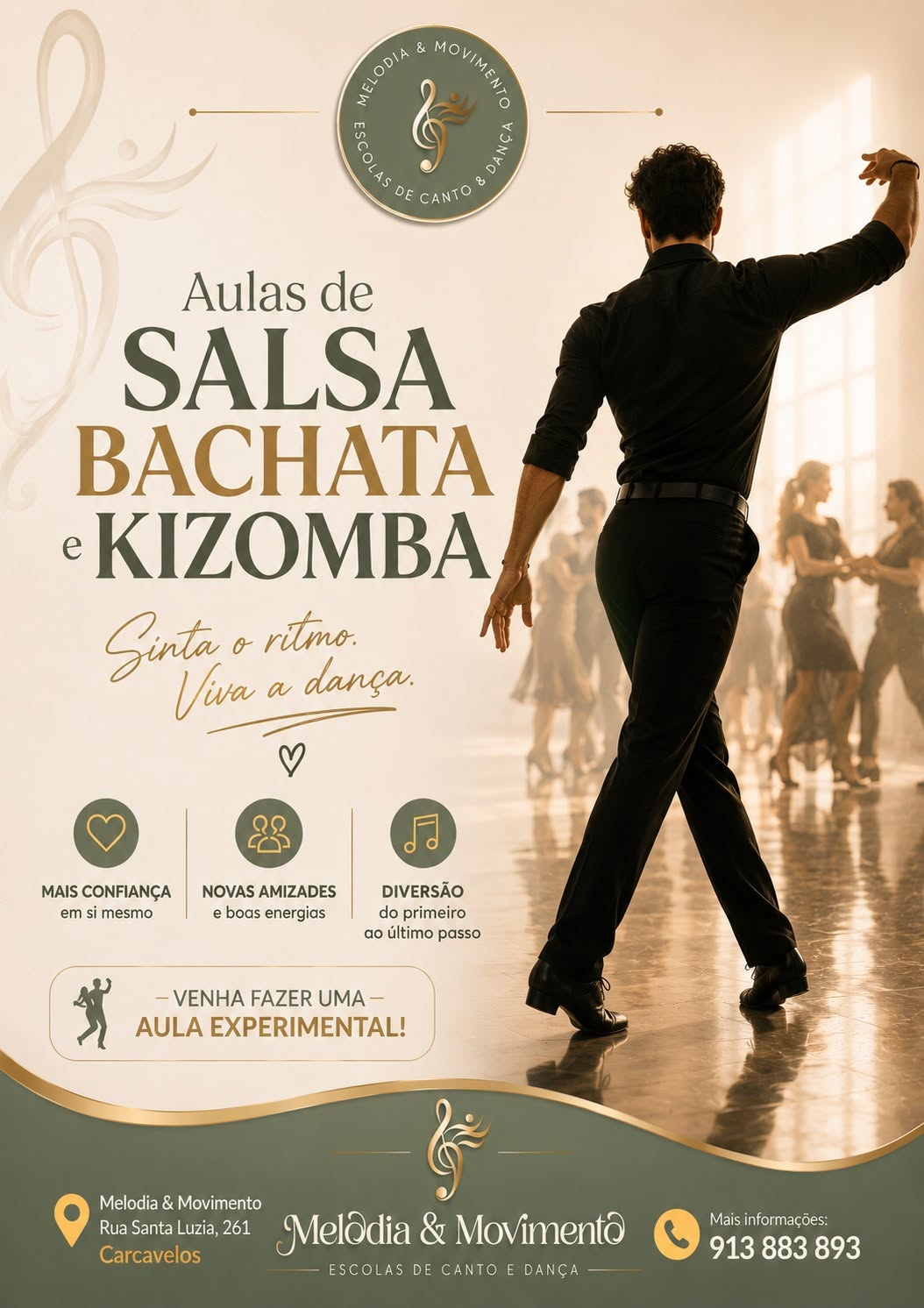Aulas de Salsa Bachata e Kizomba